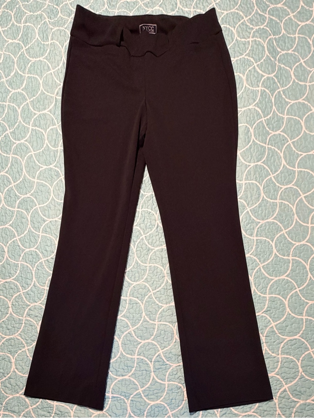 New York & Company Black Bootcut Ponte Trousers